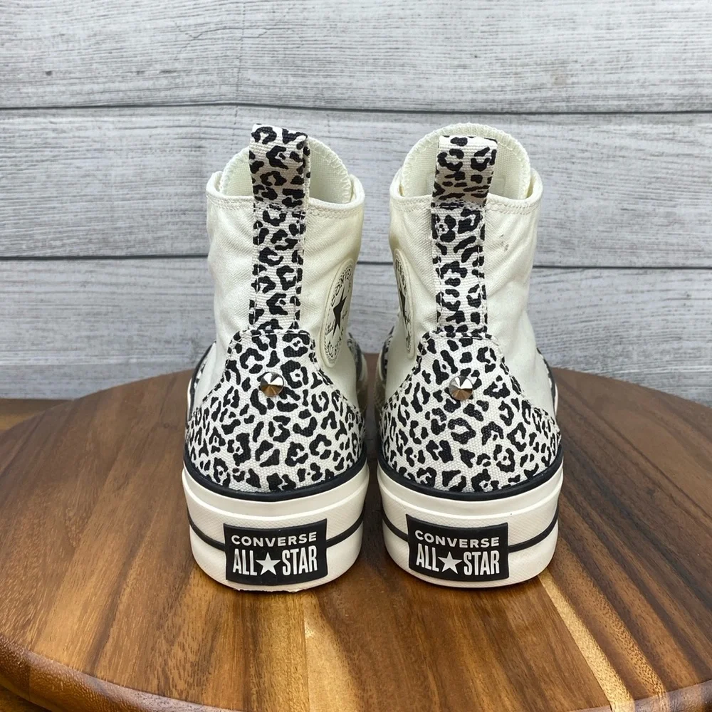 Converse Chuck Taylor All Star Lift Platform High Animalier Shoe A03874C Women 9